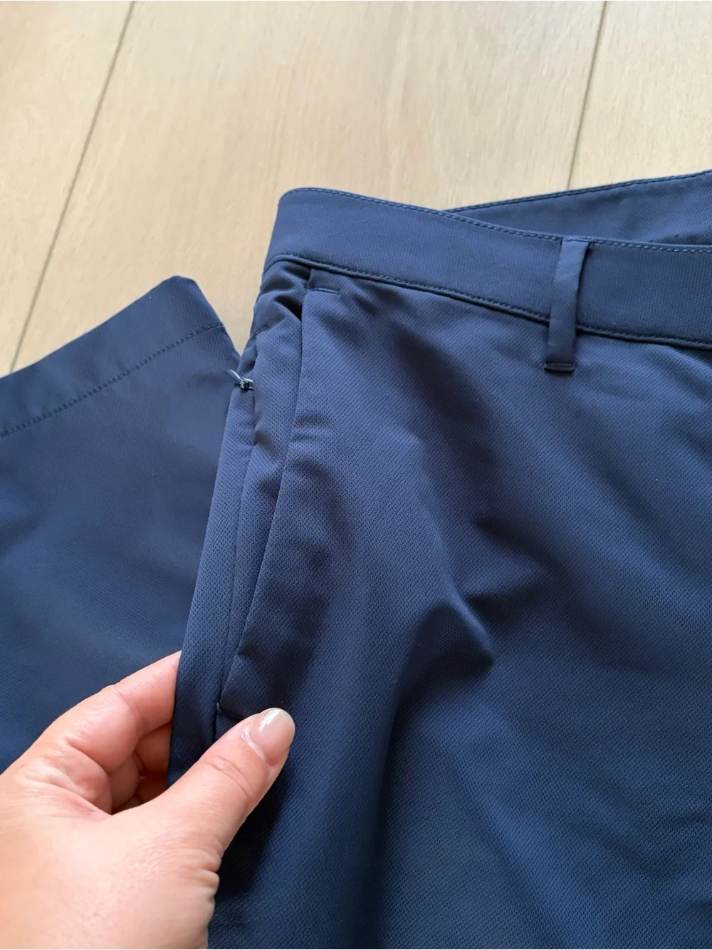 Banana Republic Traveler Performance Pants Men’s 34x30 Navy Slim Stretch Tech